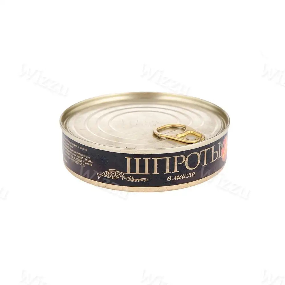 Шпроты Штурвал в масле ключ 160гр