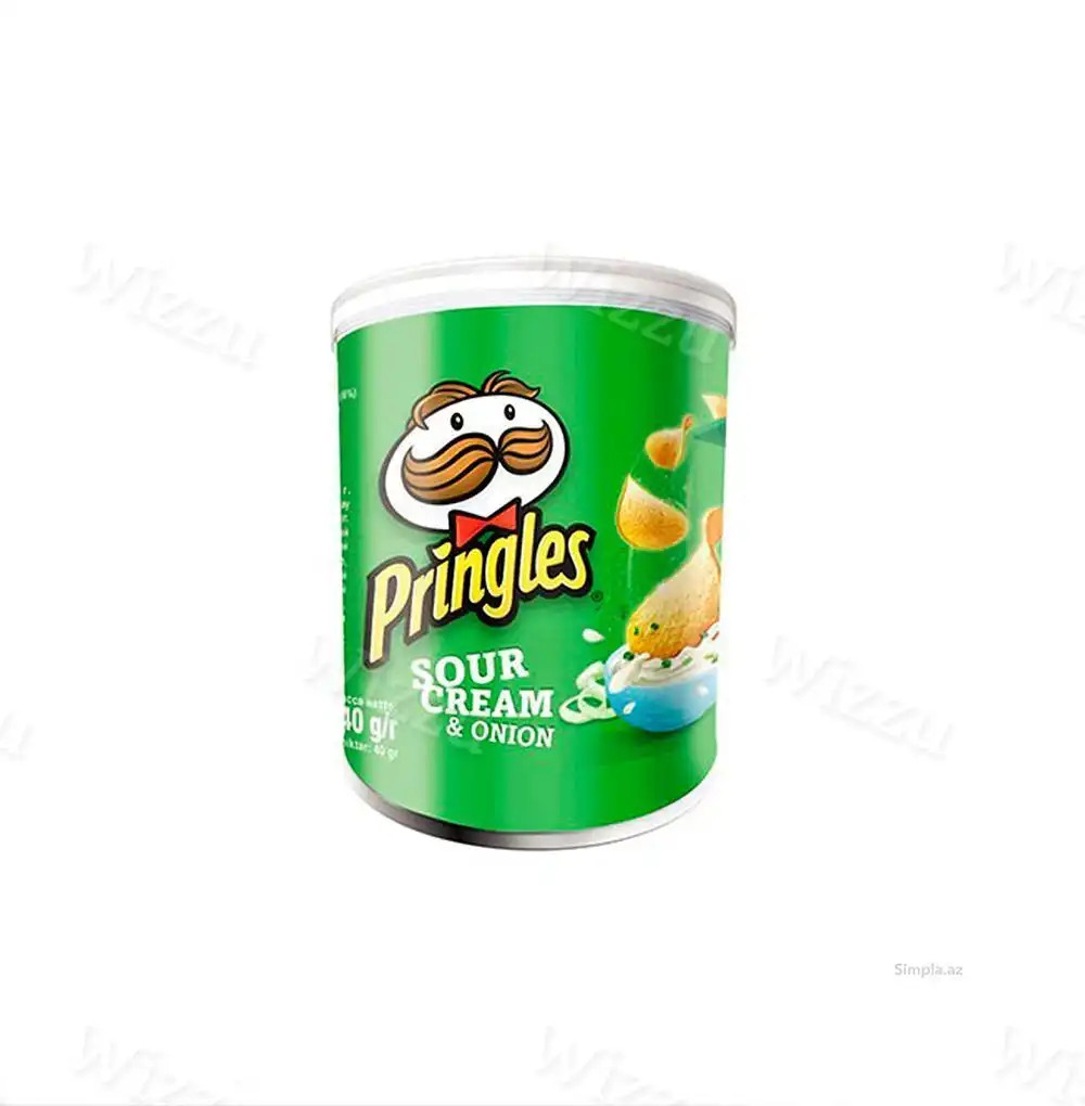 Чипсы Принглс 40г Сметана лук, шт