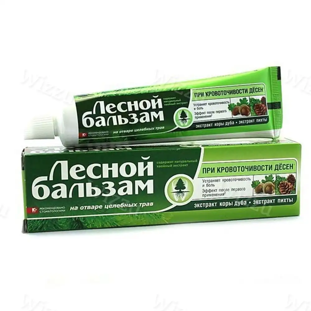 Зубная паста Лесной Бальзам Кора дуба и пихта 75мл, шт