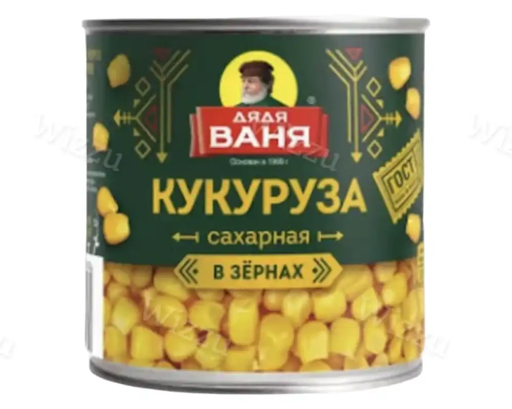 Кукуруза Дядя Ваня сладкая ж/б 400г, шт