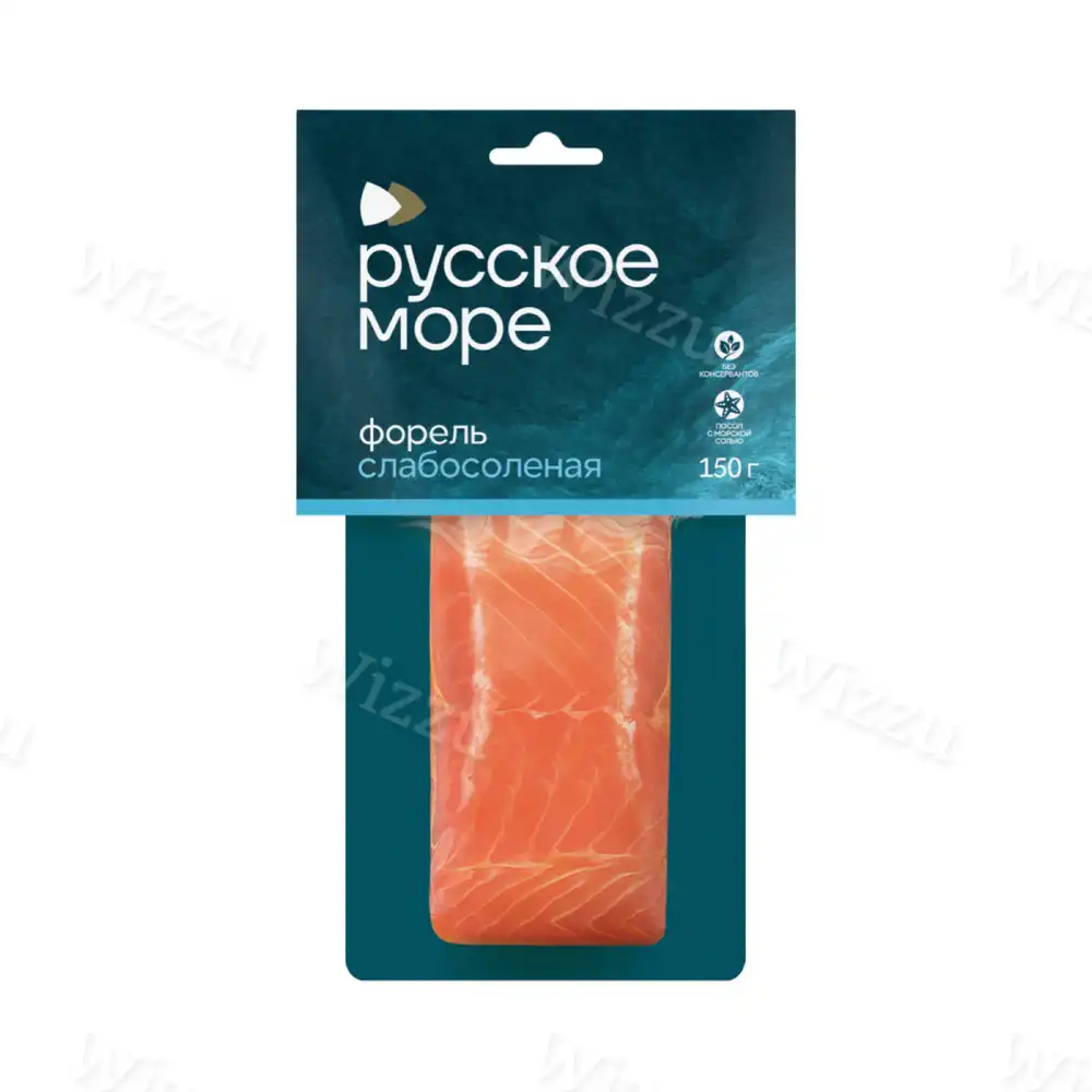 СБ Форель радужная 150гр филе-кусок "Русское Море" (1*6шт)