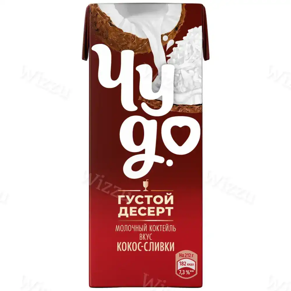 Коктейль молочный Чудо Кокос 2% 0.2л