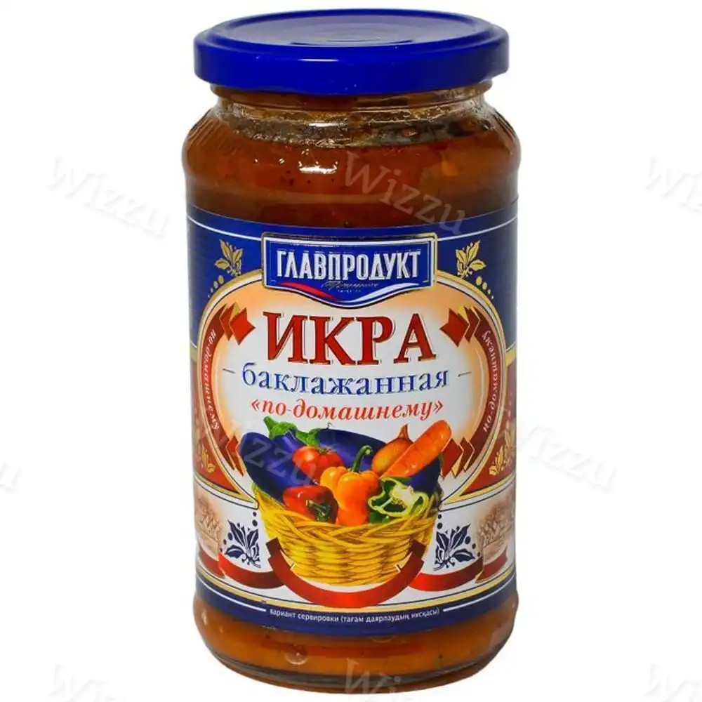 Икра баклажанная Главпродукт по-домашнему ст/б 450г, шт