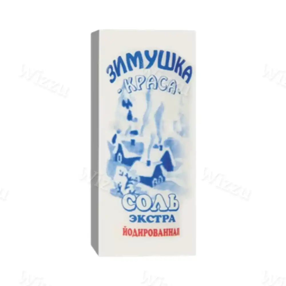Соль Зимушка краса йодированная бум/уп 500г, шт