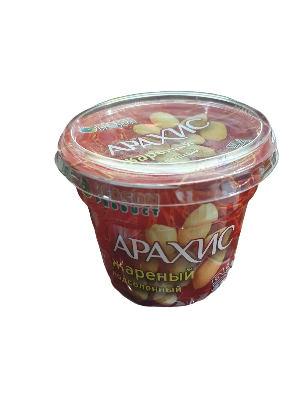 Арахис жареный Резон с морской солью, пл/стакан 170г