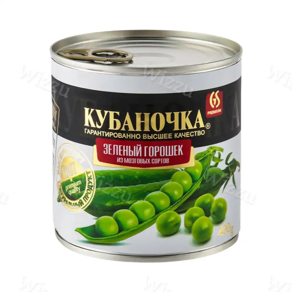 Зеленый Горошек Кубаночка 400гр жб