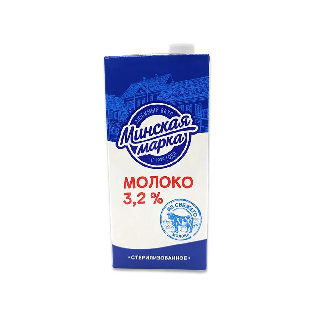 Молоко Минская марка 3,2%, стерилизованное, 1л