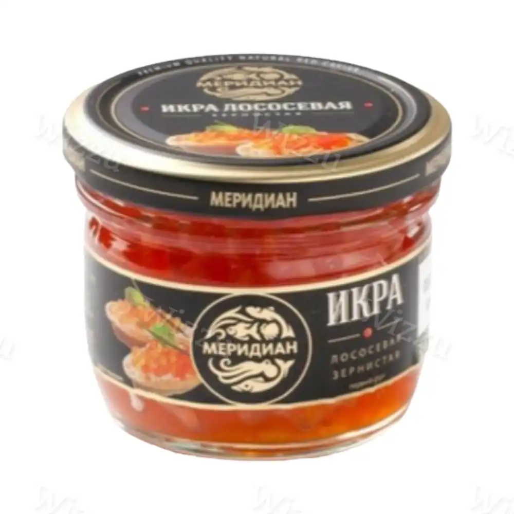 Икра "Меридиан" лососевая зернистая 115гр