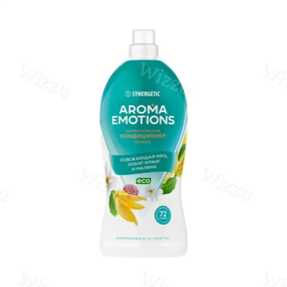 Кондиционер парфюмиров."Synergetic" Aroma Emotions (малина-мята-иланг) 1,8л