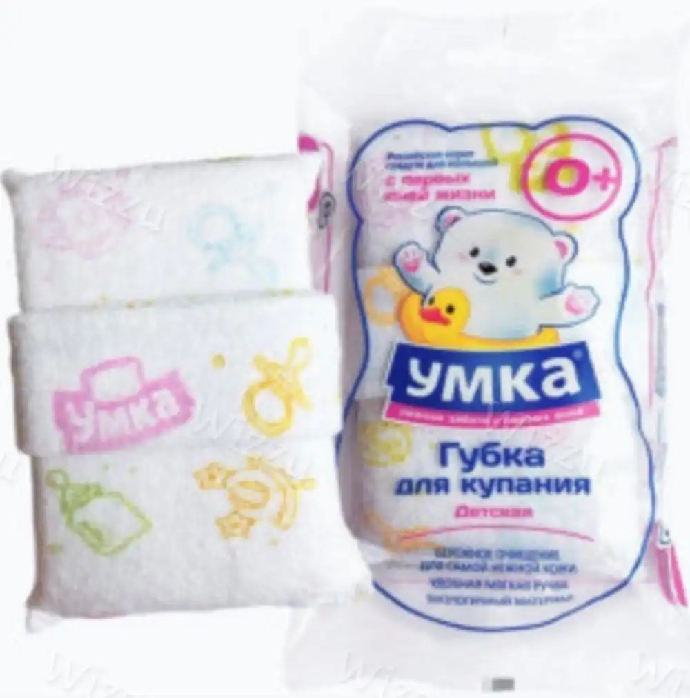 Губка для купания детская УМКА, шт