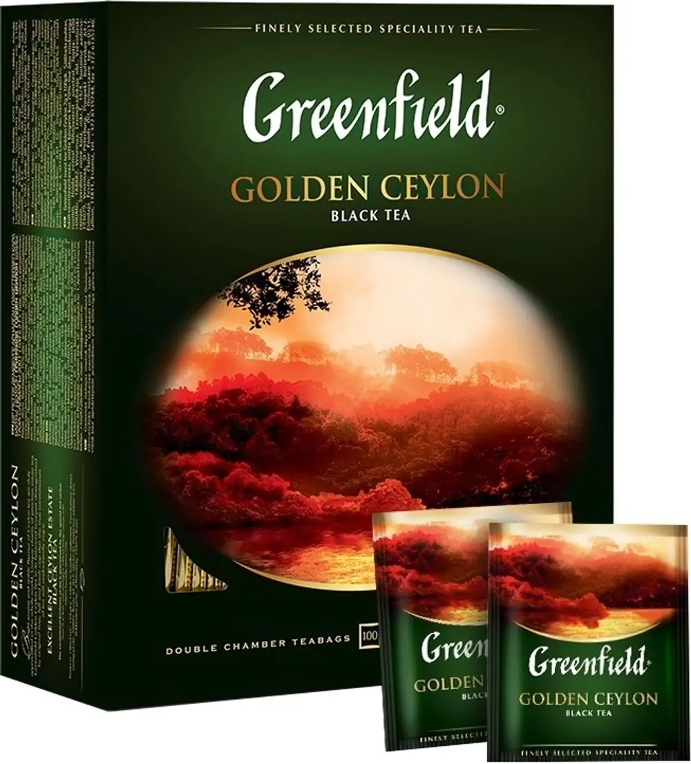Чай черный Greenfield Golden Ceylon, 100 х 2г