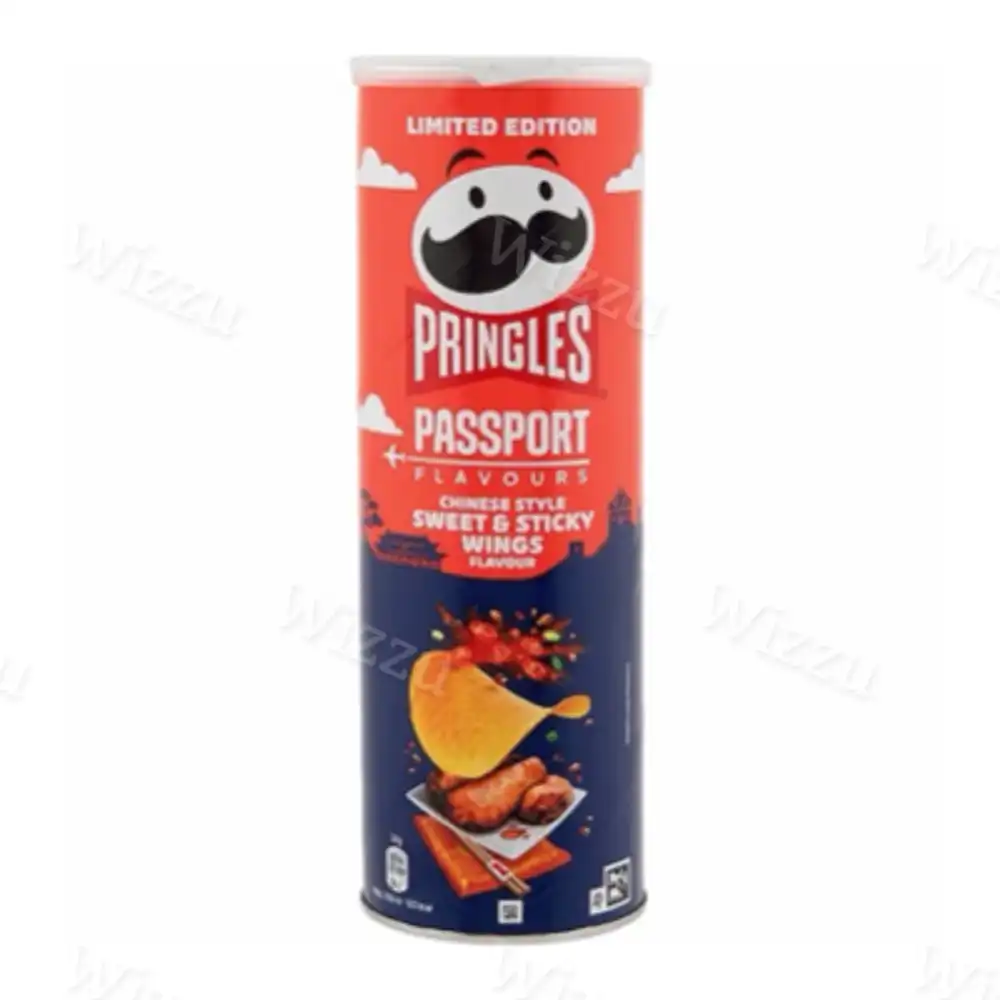Чипсы "Pringles" Passport Sweet & Sticky Wings 165гр