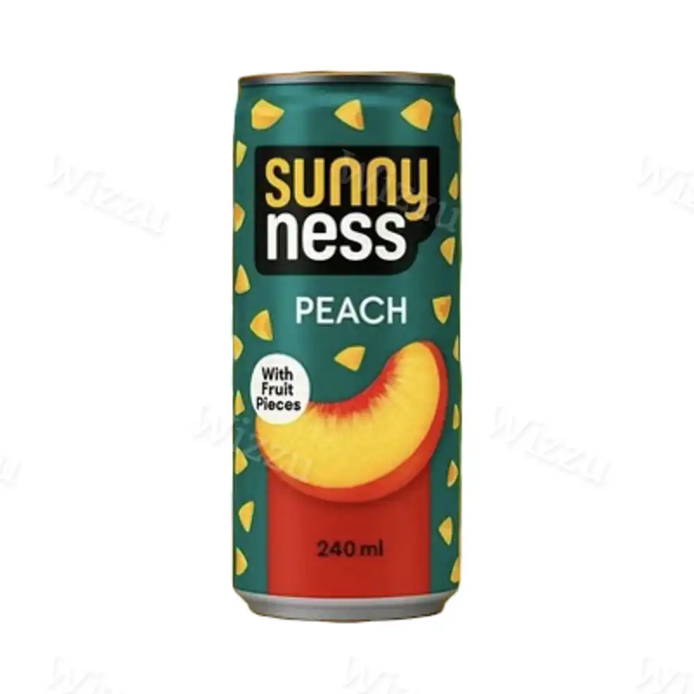 Напиток газ.Sunny Ness Персик с кусочками фруктов 240мл