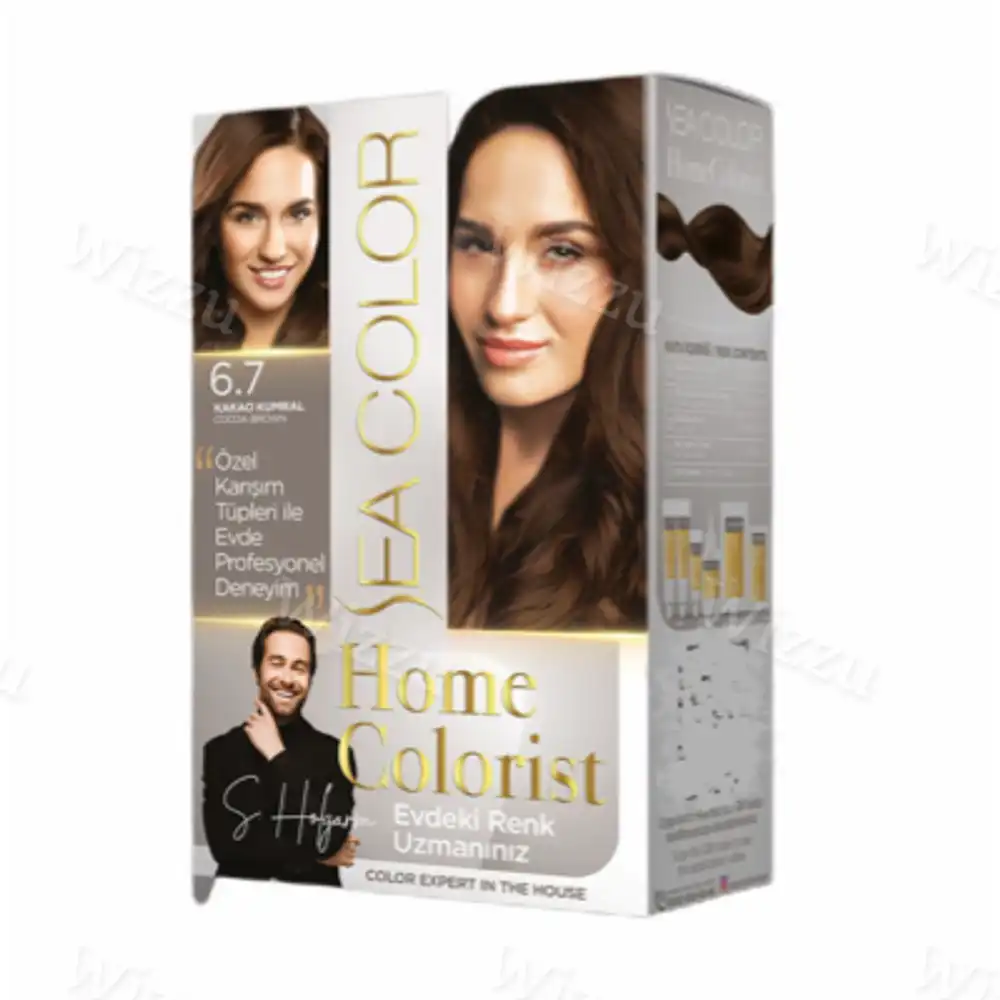 Краска для волос Sea Color Home colorist 6.7 Какао-коричневый