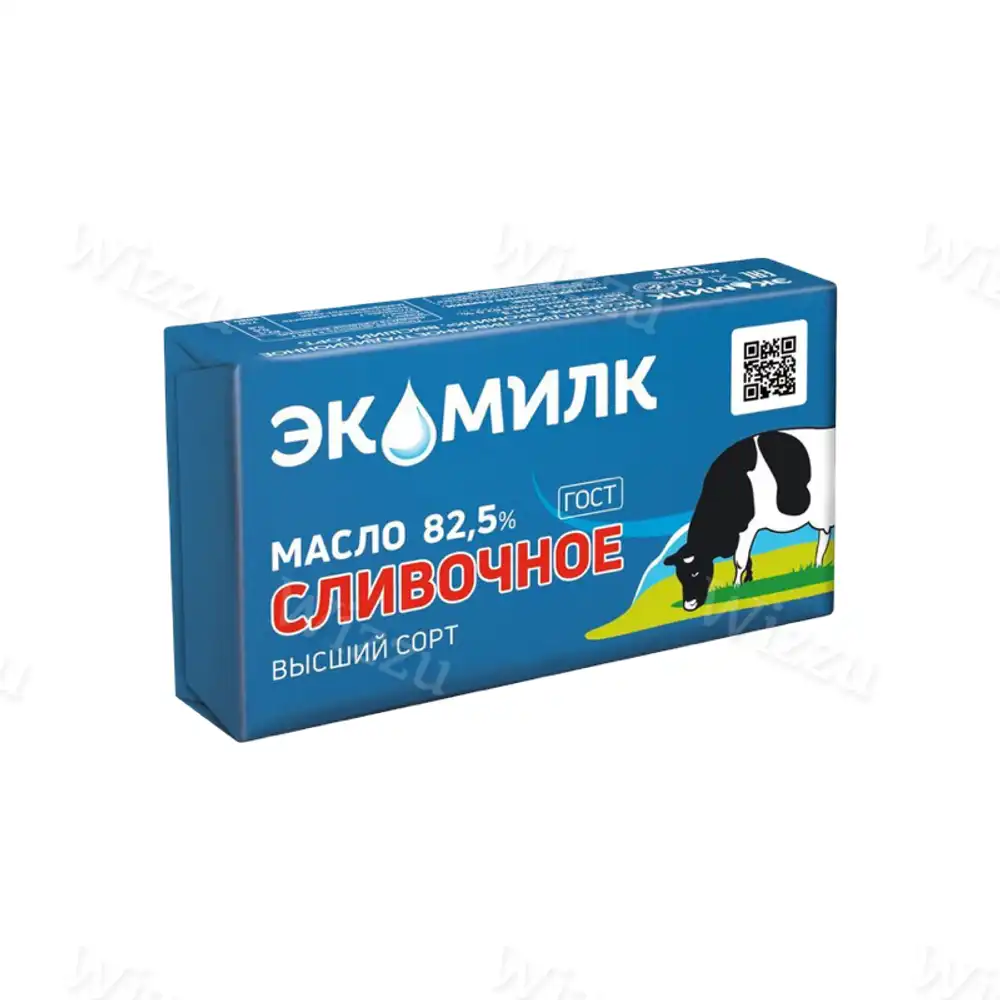 Масло сливочное Традиционное Экомилк 82,5% 330гр