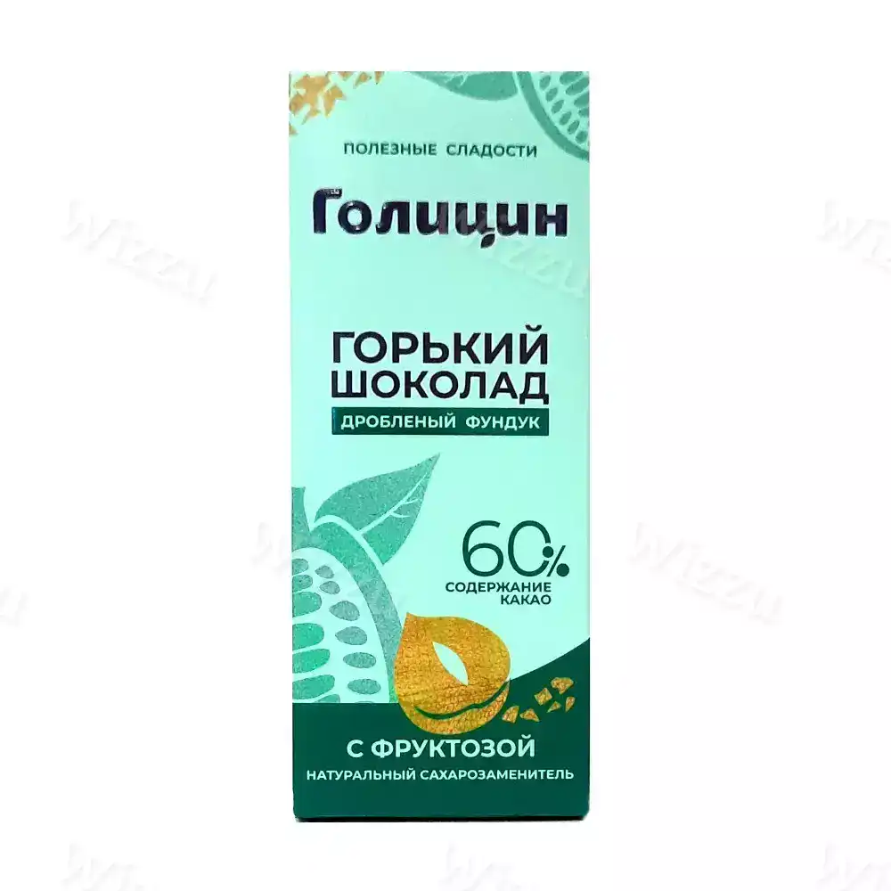 Шоколад"ГолициН" Горький с ОРЕХ.с фр., 60г