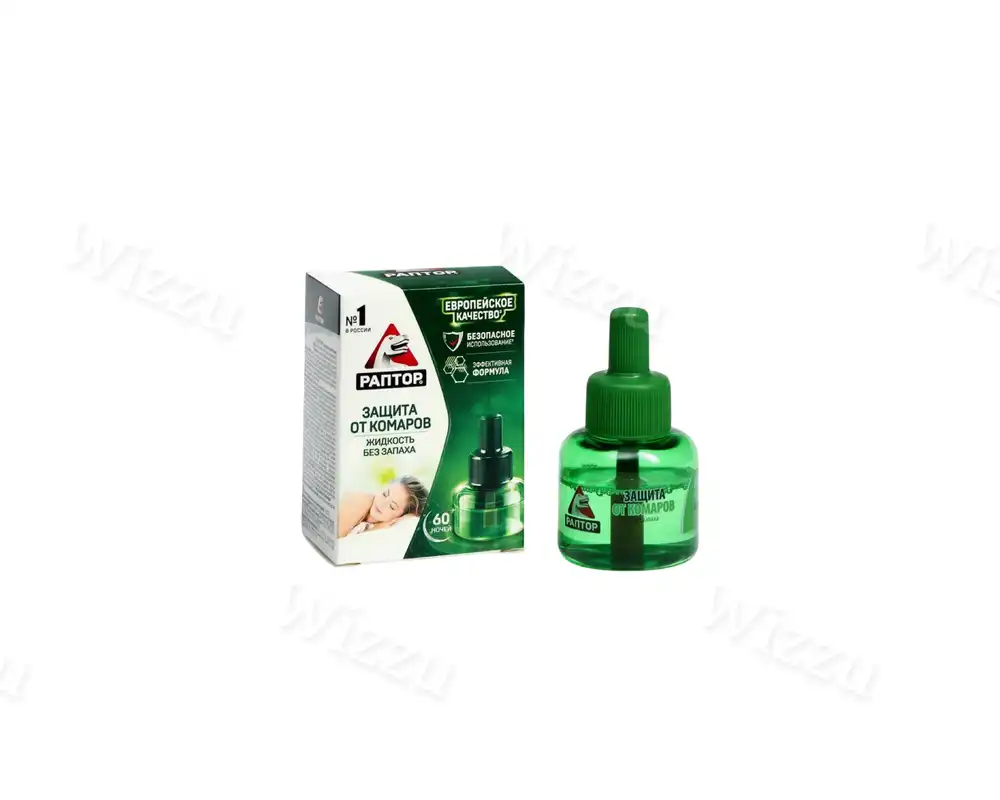 Жидкость от комаров "РАПТОР" 60 ночей 40мл