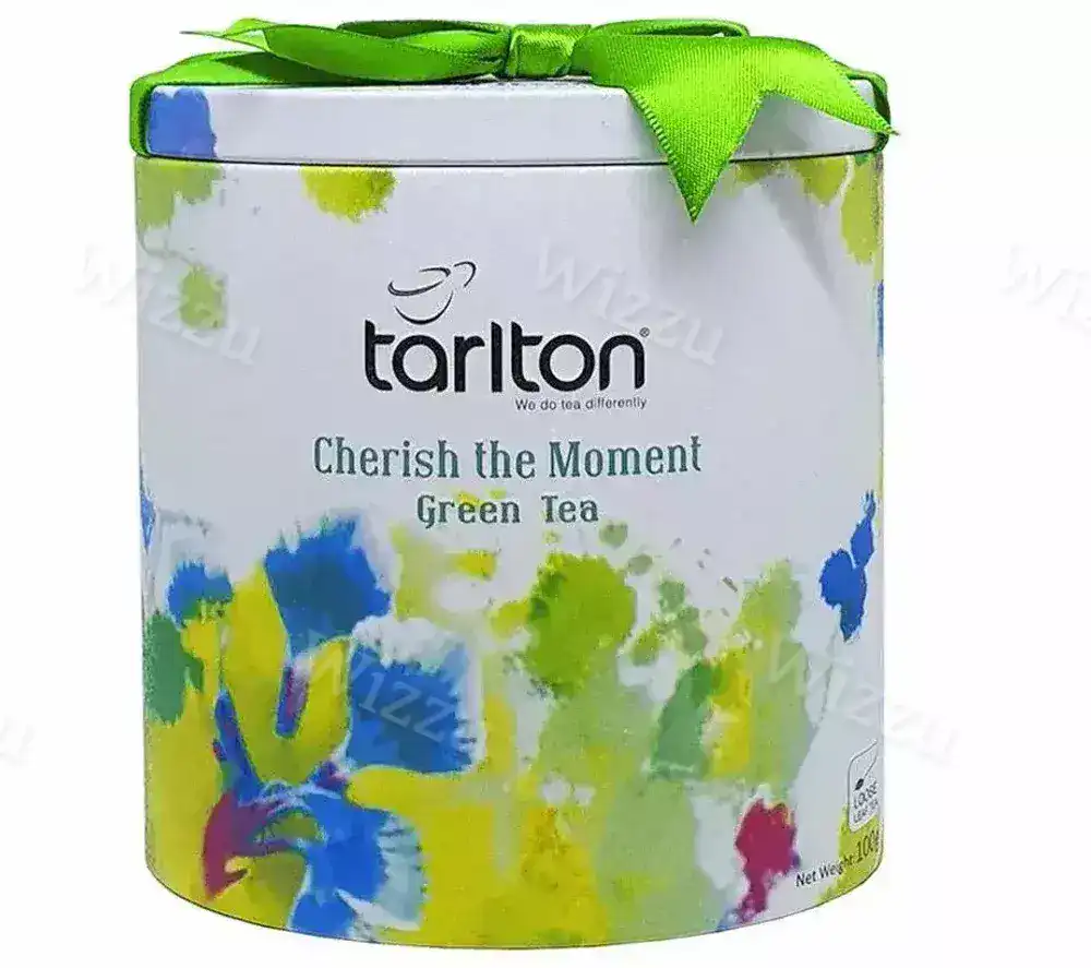 З/чай Тарлтон "Наслаждение" (зеленый бантик) листовой сорт GР1 100г ж/б