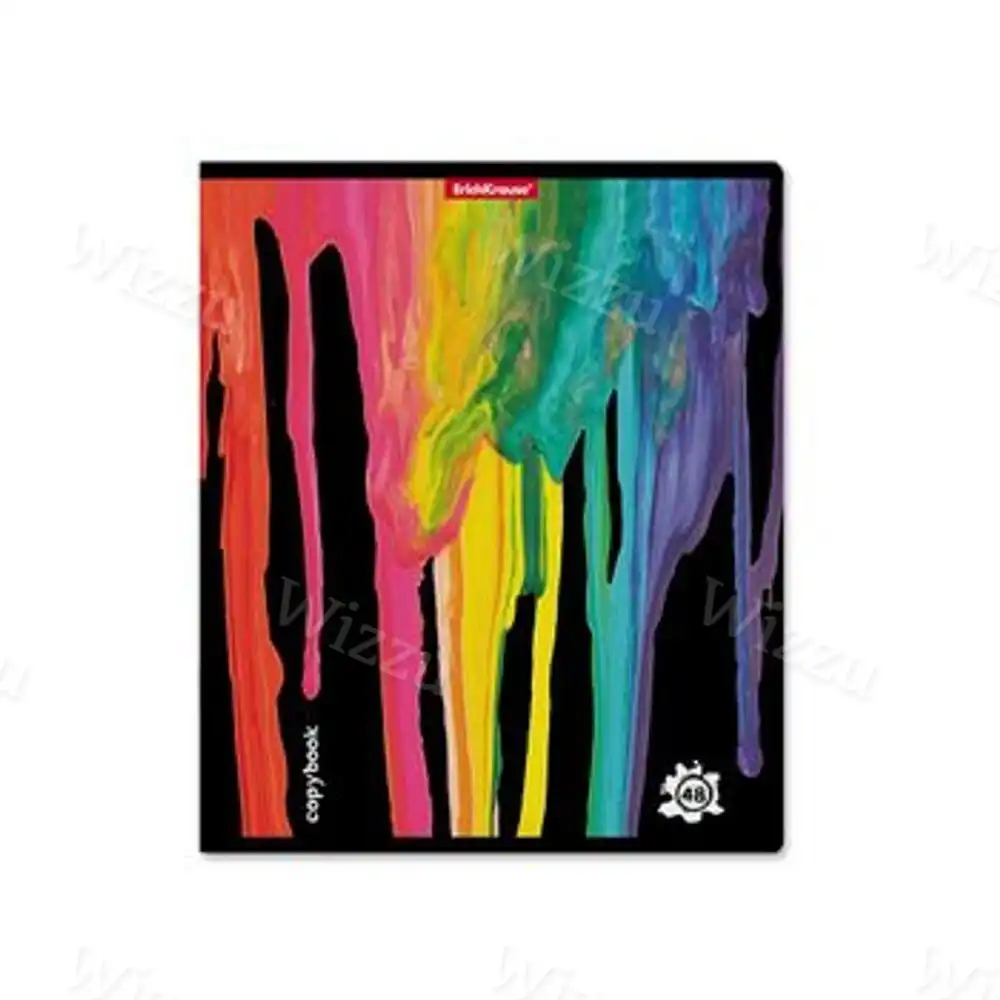 Тетрадь общая ученическая ErichKrause Color Drips, 48 листов, клетка, выборочный УФ-лак Арт. 54243
