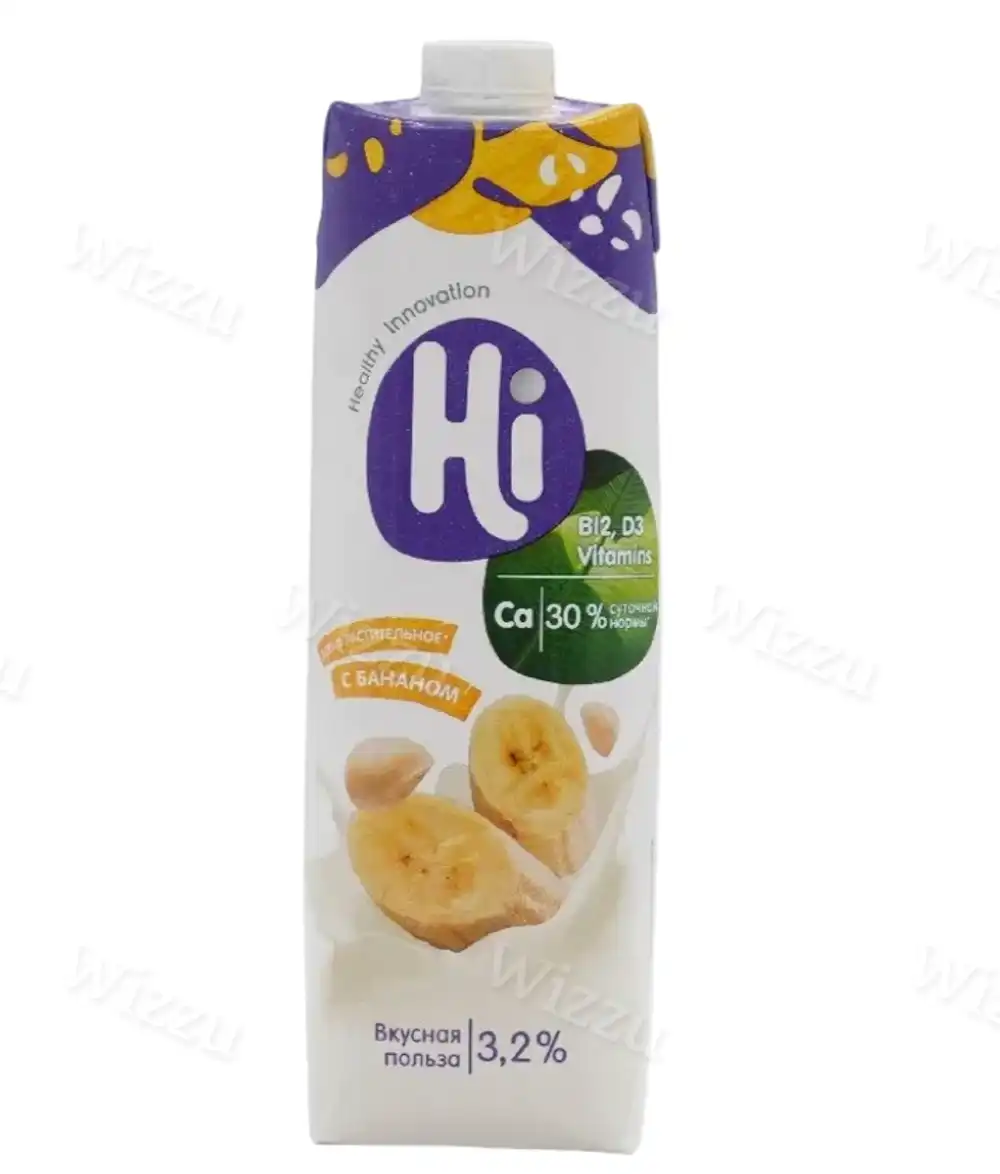 Напиток ультрапаст.HI Банановый 3,2% 1л