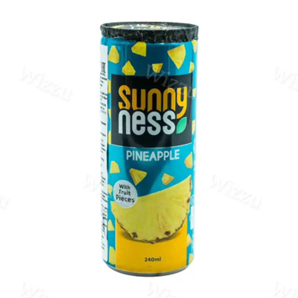 Напиток газ.Sunny Ness Ананас с Кусочками фруктов 240мл