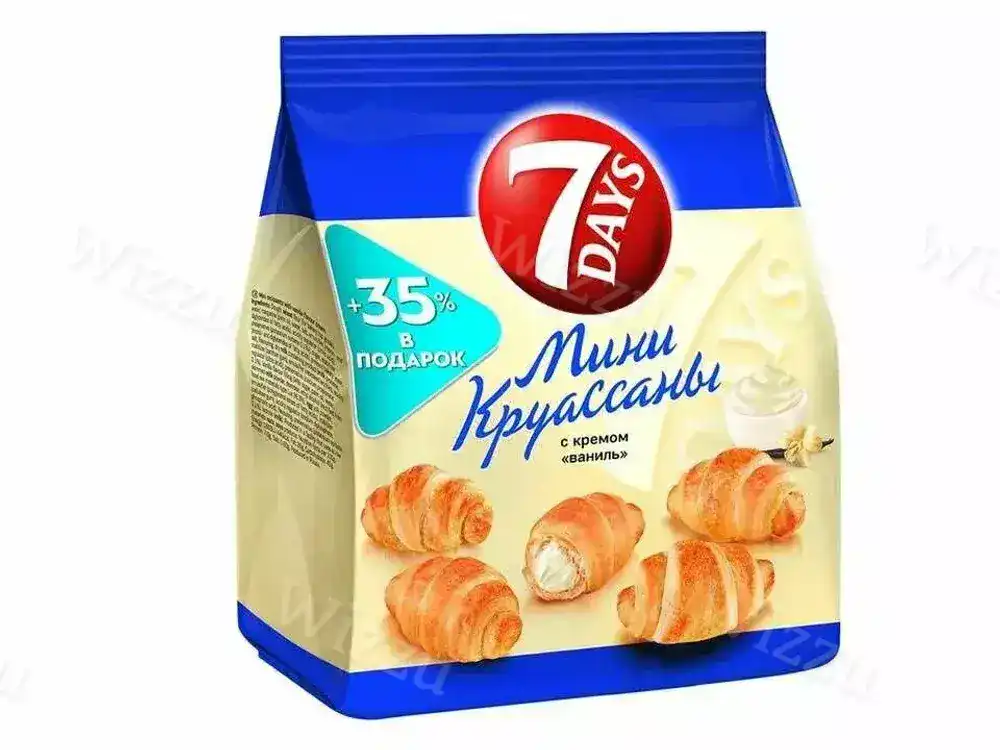 Круассаны "7 DAYS" Ваниль 265г