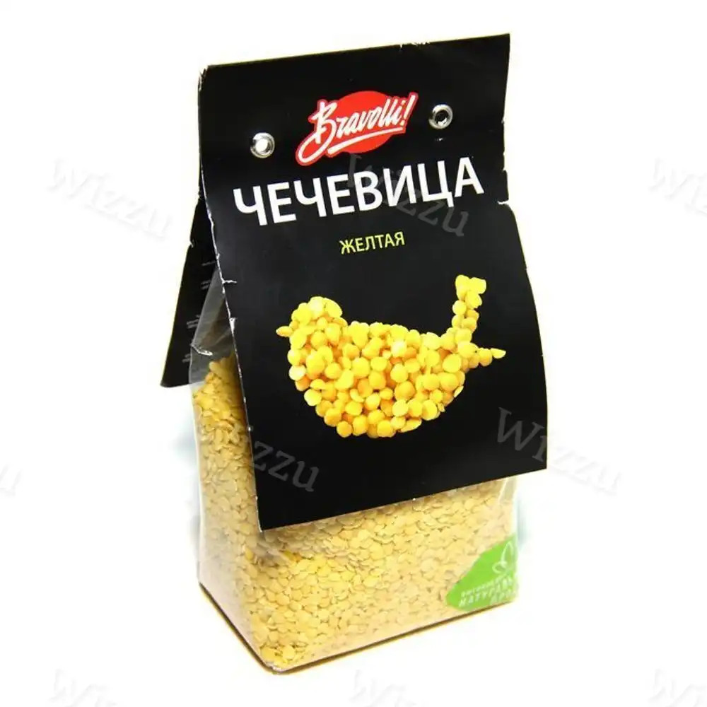 Чечевица желтая Bravolli! 350г