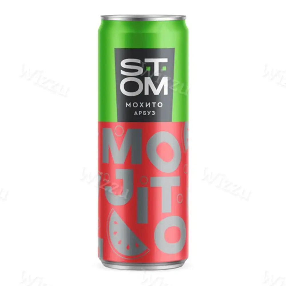 Мохито Стом Арбуз с газом 0,45 л ЖБ
