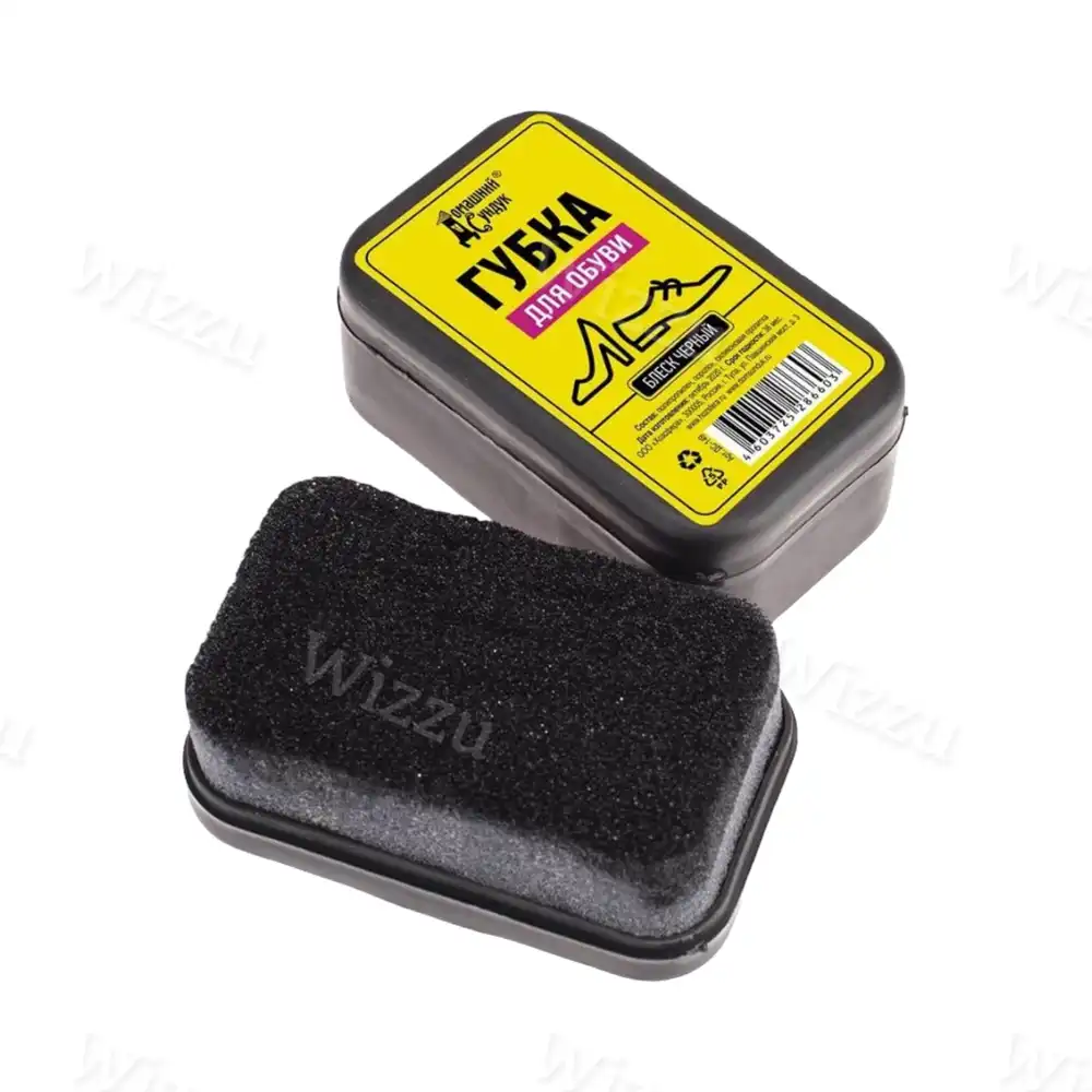 Губка для гладкой кожи Черная