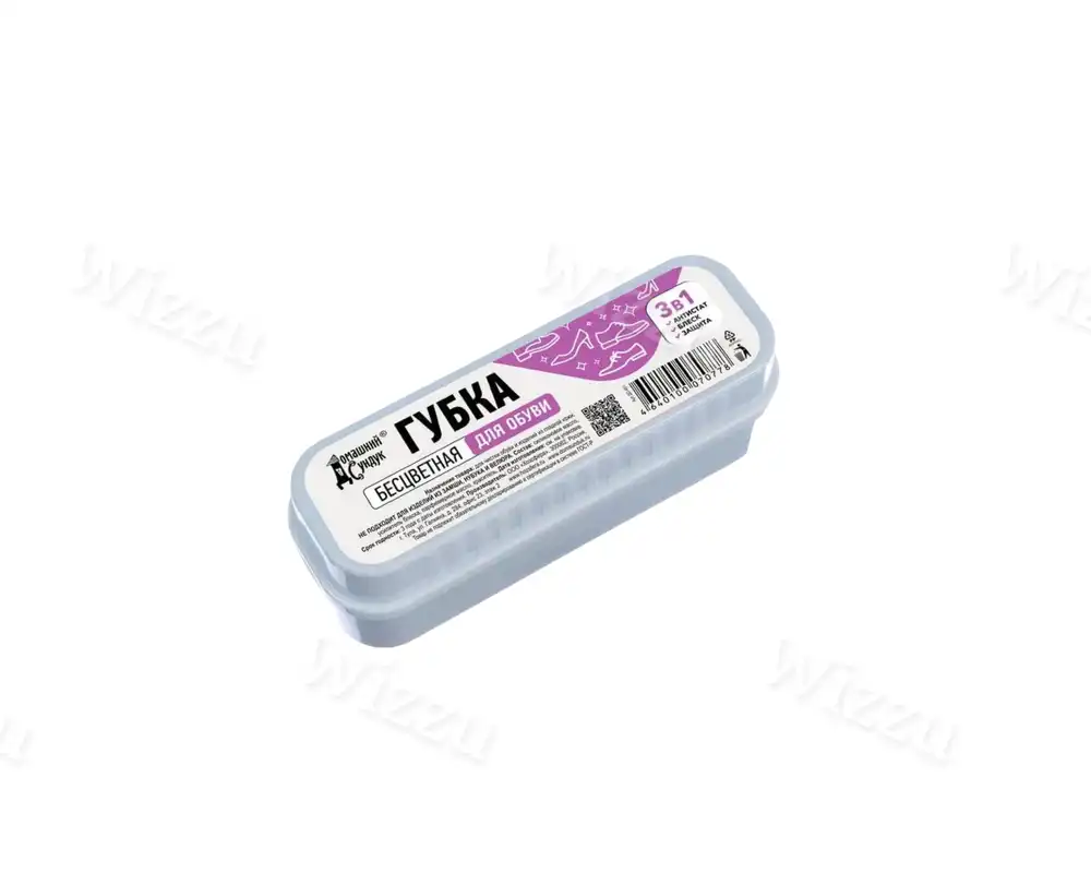 Губка для гладкой кожи Домашний сундук Бесцветная