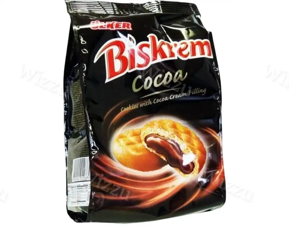 Печенье Бискрим с какао крем нач.180гр
