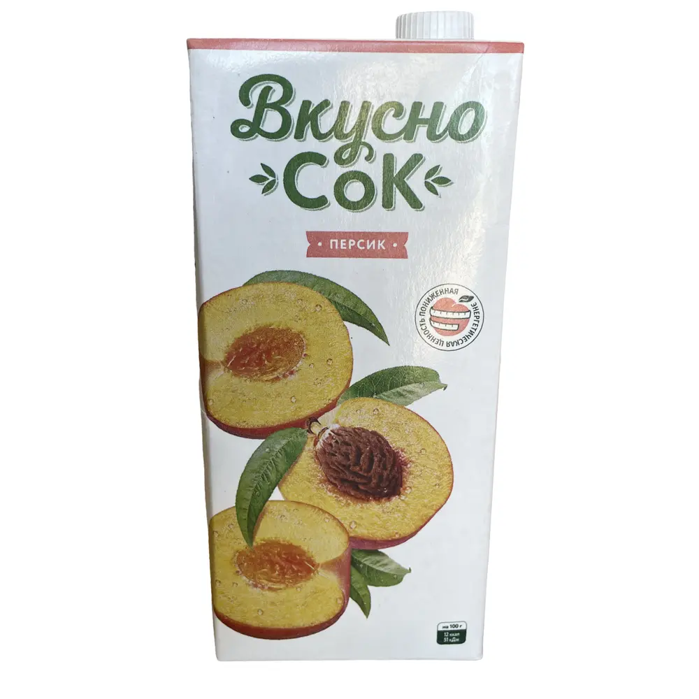 Напиток сокосодержащий ВкусноСок персик, 1л