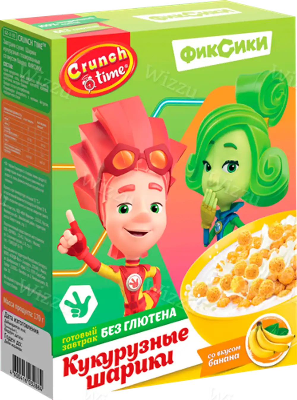 CRUNCH TIME Фиксики сухой завтрак 170гр