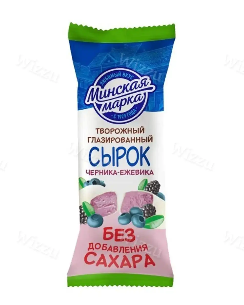 Сырок "Минская Марка" без сахара Черника-Ежевика 20% 45гр