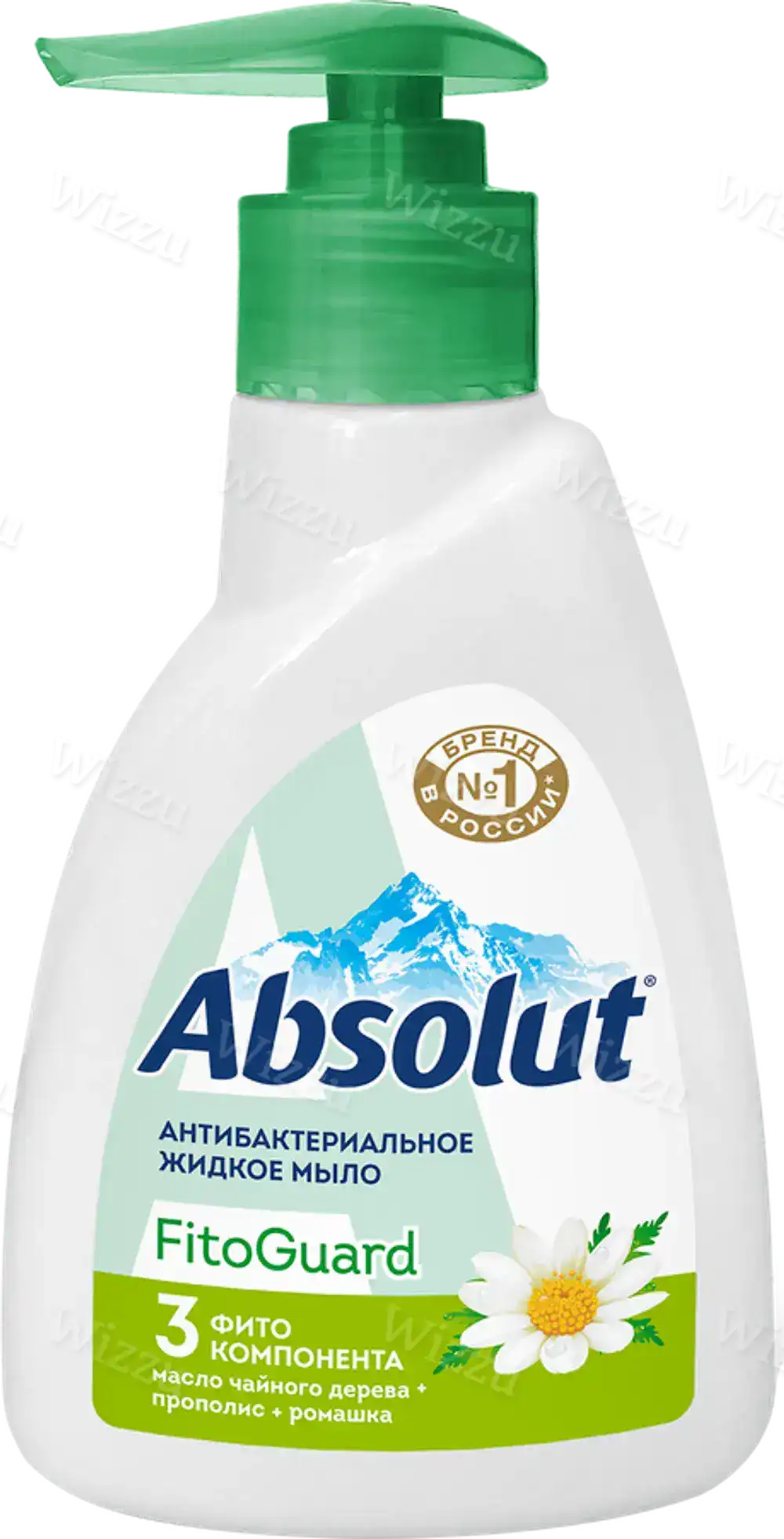 Жидкое крем-мыло антибактериальное 2 в 1 Absolut ромашка 250мл