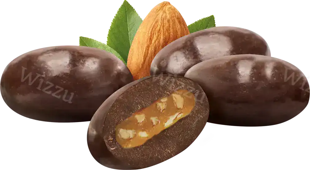 Драже Крокант в темной шок.глазури ОС вес