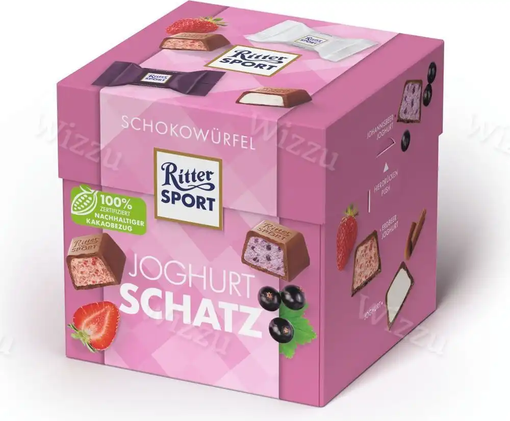 Конфеты в коробке Ritter Sport "Joghurt Schatz" 176гр