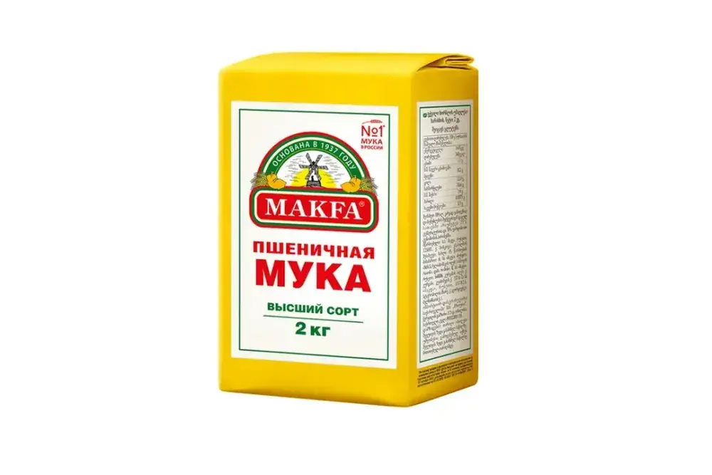 Мука Макфа пшеничная высший сорт, 2кг
