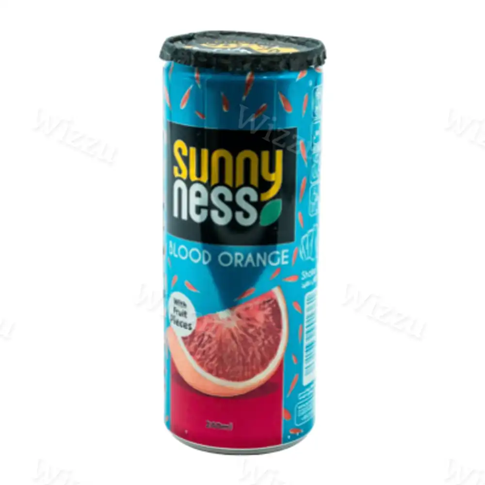 Напиток газ.Sunny Ness Красный Апельсин с кусочками фруктов 240мл