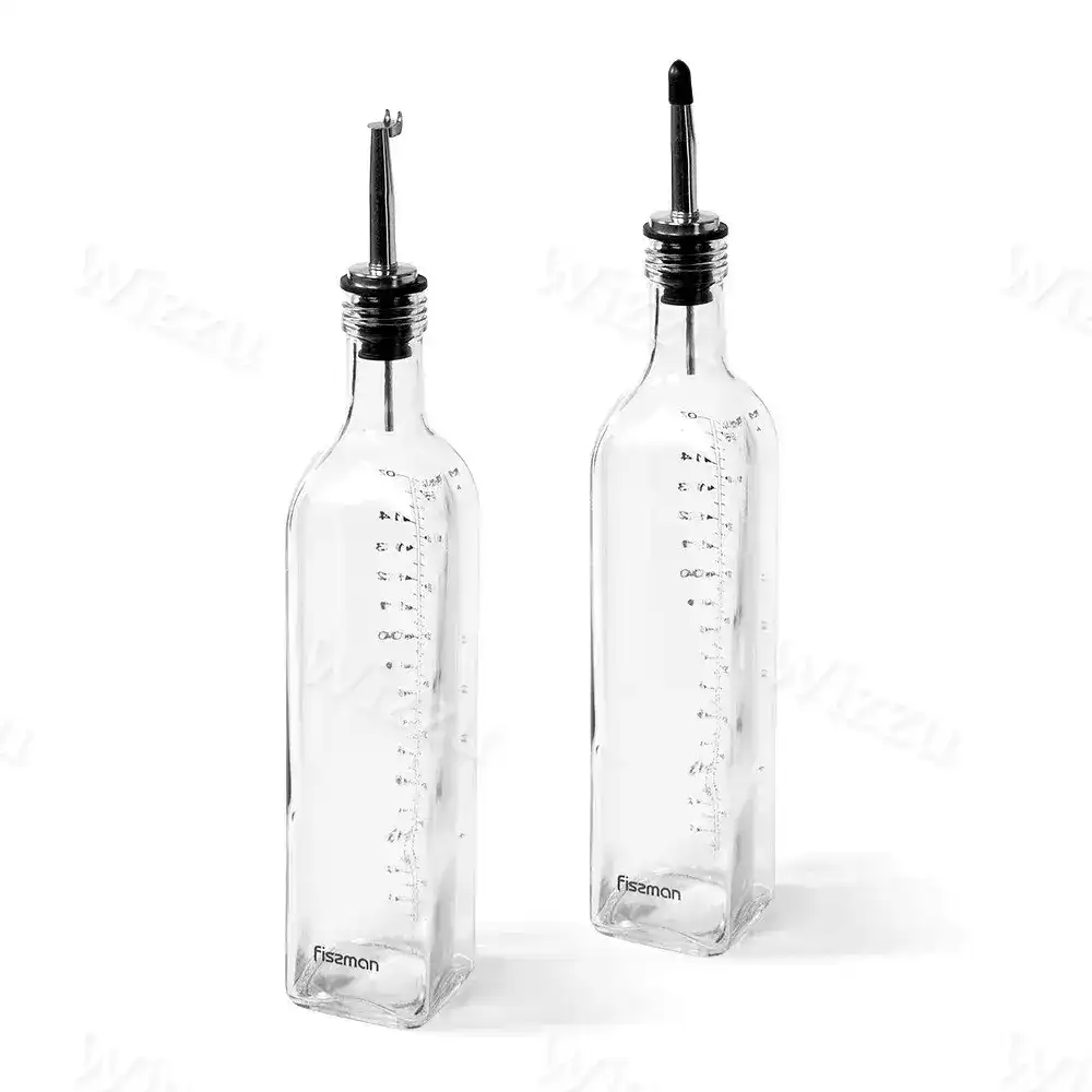 Набор бутылок для масла и уксуса 2х500мл (стекло)(х12) Fissman