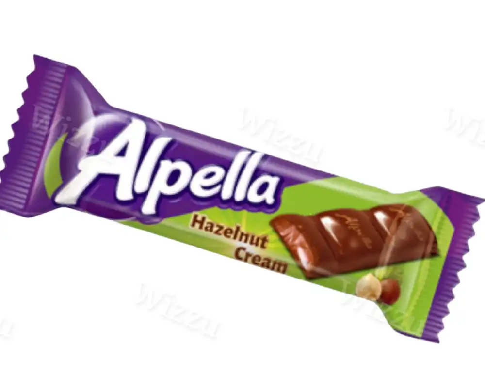 Батончик Alpella с кремом из фундука 35гр