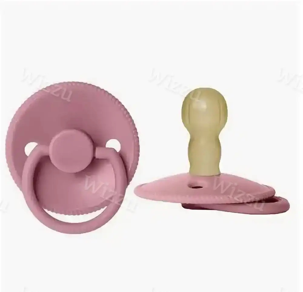Пустышка "Paomma" с соской из натур. латекса M 6-18м Cherry 1шт