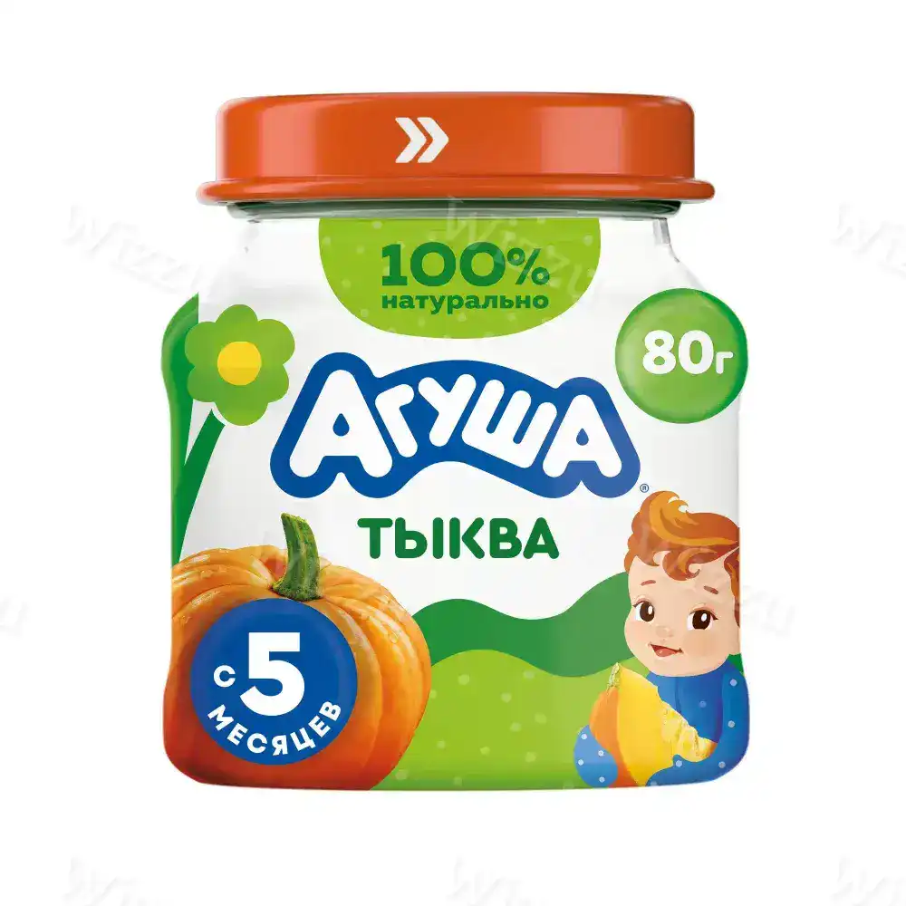 Детское пюре "Агуша" Тыква ст/б 100гр