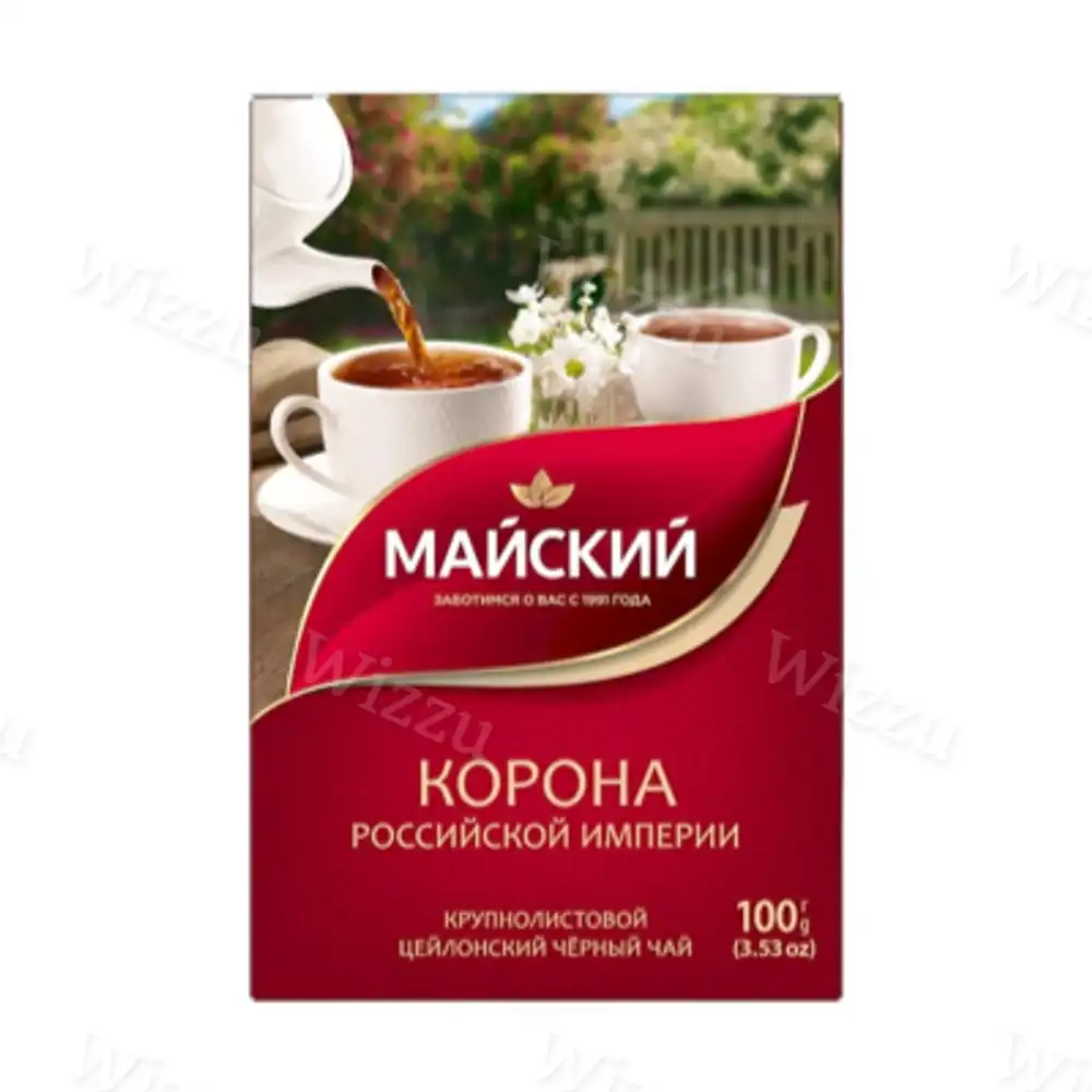 Чай черный "Майский" Корона Российской Империи 100гр