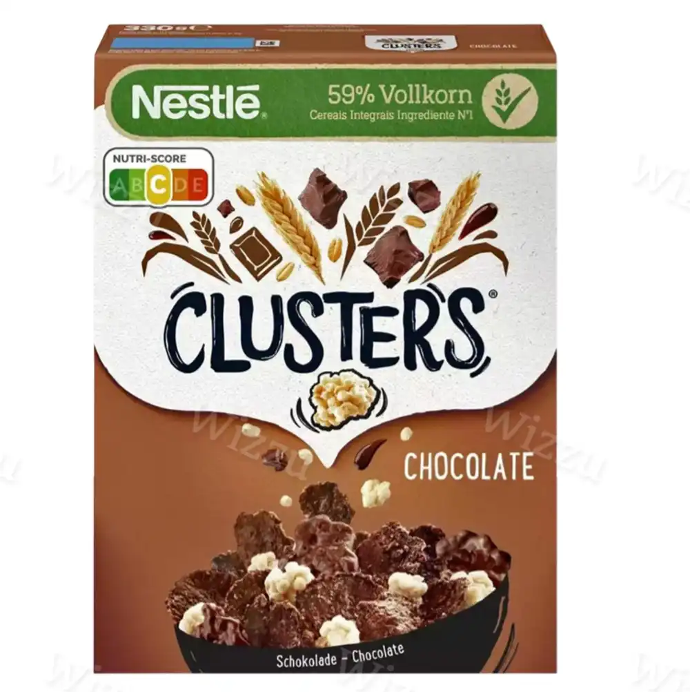 Готовый завтрак Nestle CLUSTERS шок.330гр