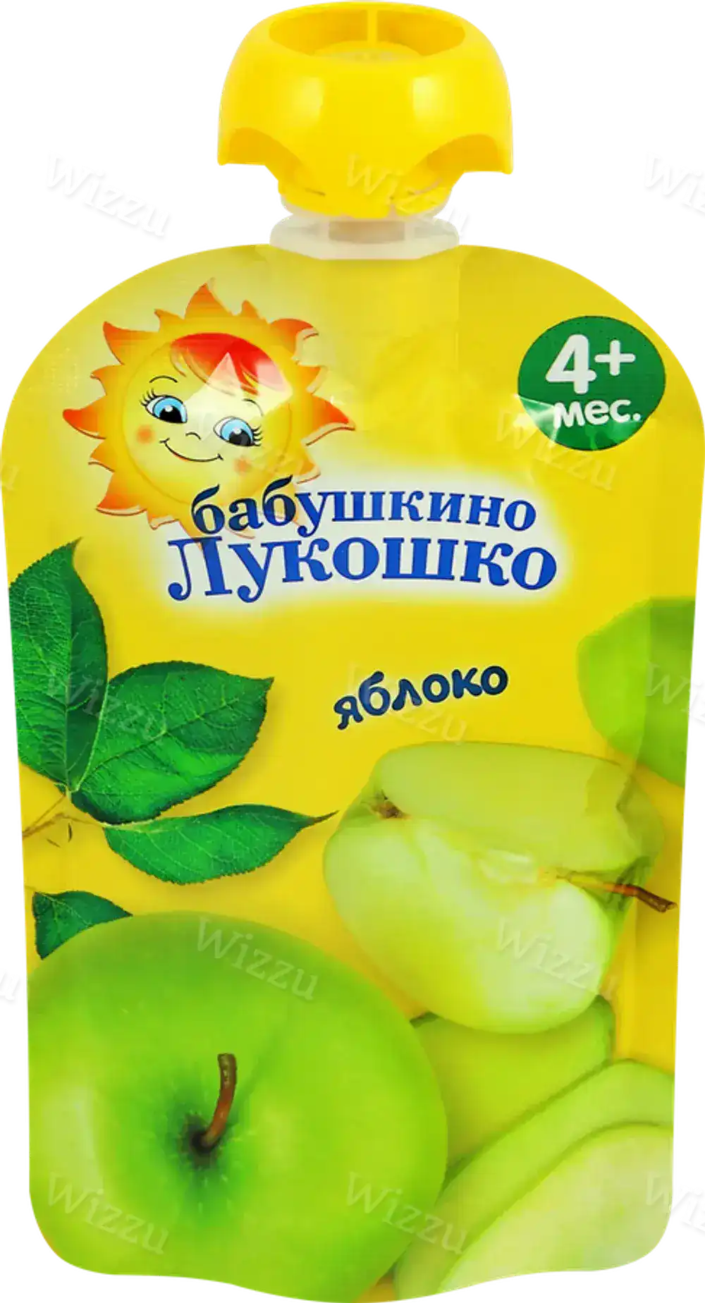Детское пюре "Бабушкино Лукошко" Яблоко 4 мес 90г, шт