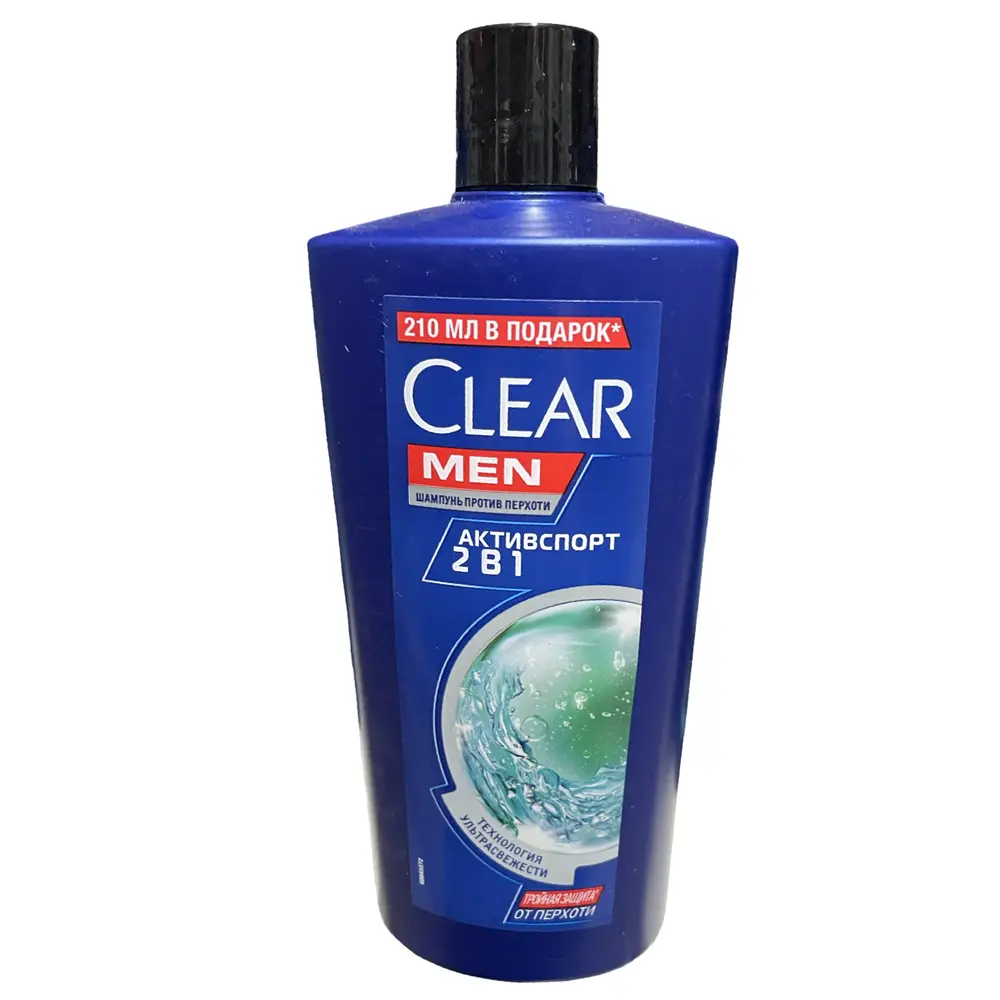Шампунь "Clear Men" АКТИВСПОРТ  2в1 610мл