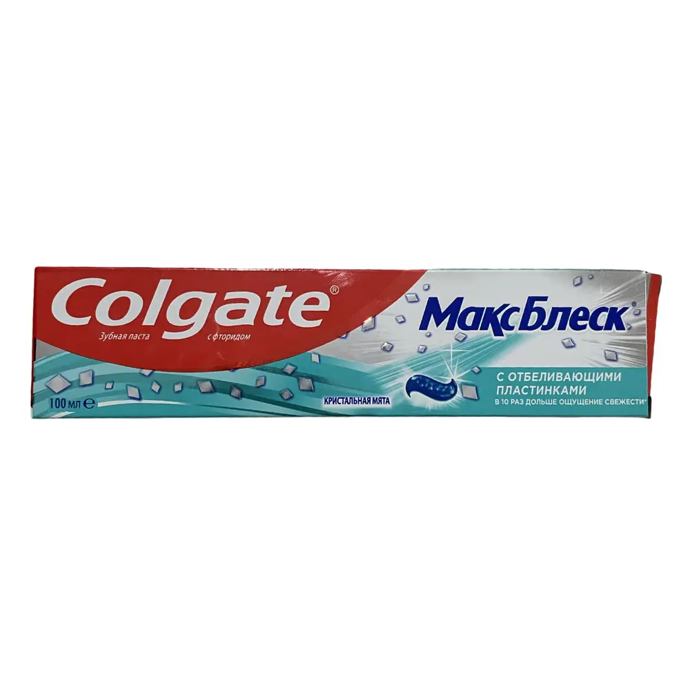 Зубная паста Colgate "Макс Блеск" отбеливающая, 100мл