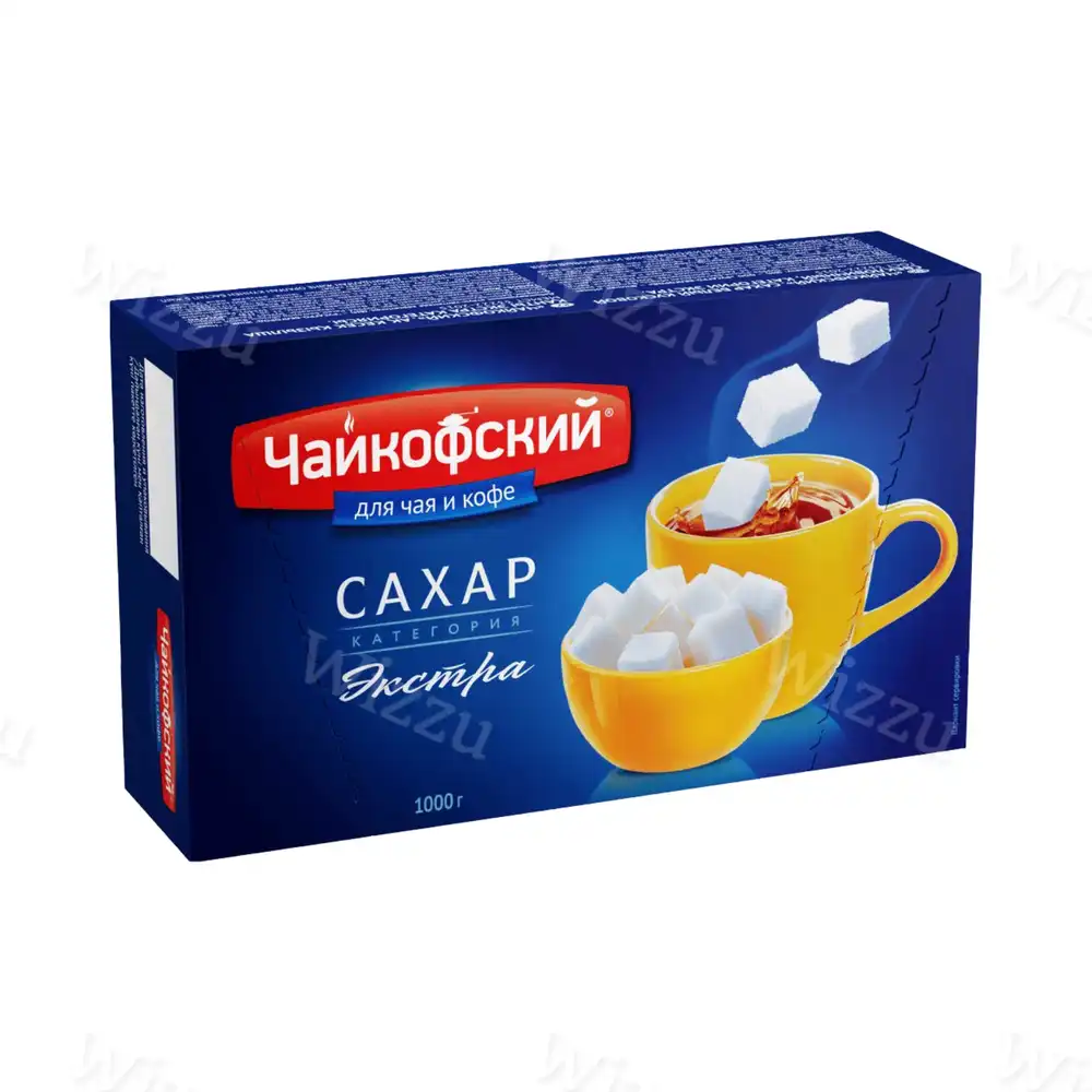 Сахар белый кусковой Гост Чайкофский 1 кг 20шт