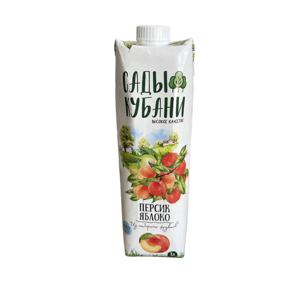 Нектар Сады Кубани "Персик-Яблоко" 1л
